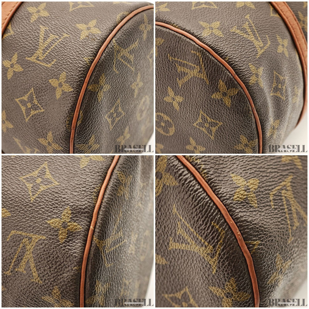 LOUIS VUITTON Papillon 30 M51365 Mini Boston Bag Monogram Brown Pouch