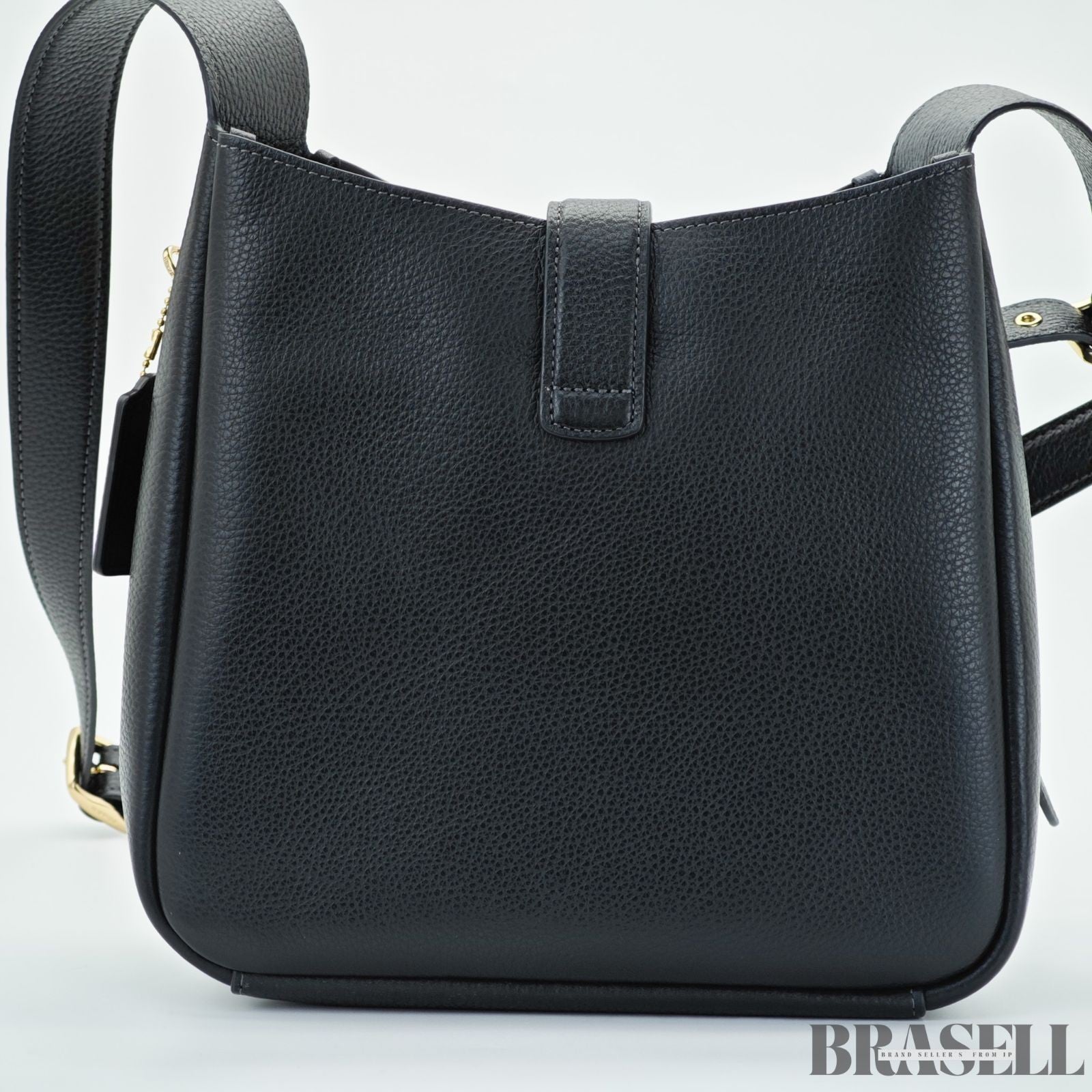 COACH Hadley Convertible Crossbody Bag CW002 IMBLK Bucket Bag Shoulder Bag Black