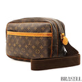 Louis Vuitton Monogram Reporter PM M45254 Shoulder Bag Horizontal Brown
