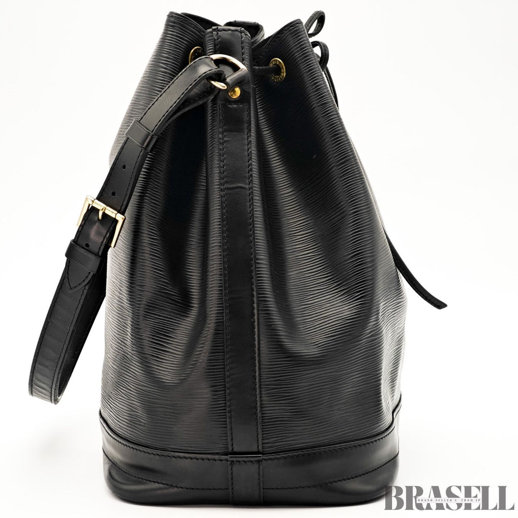 Louis Vuitton Epi Noé Noir M59002 One Shoulder Bag Handbag Drawstring Black