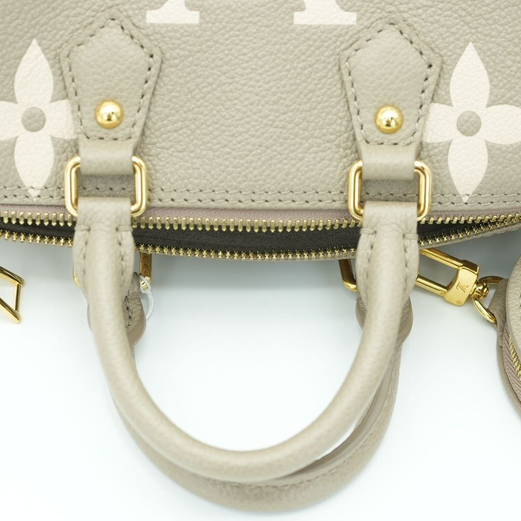 LOUIS VUITTON Empreinte Giant Papillon BB M46031 Handbag Beige Tourtière Cream