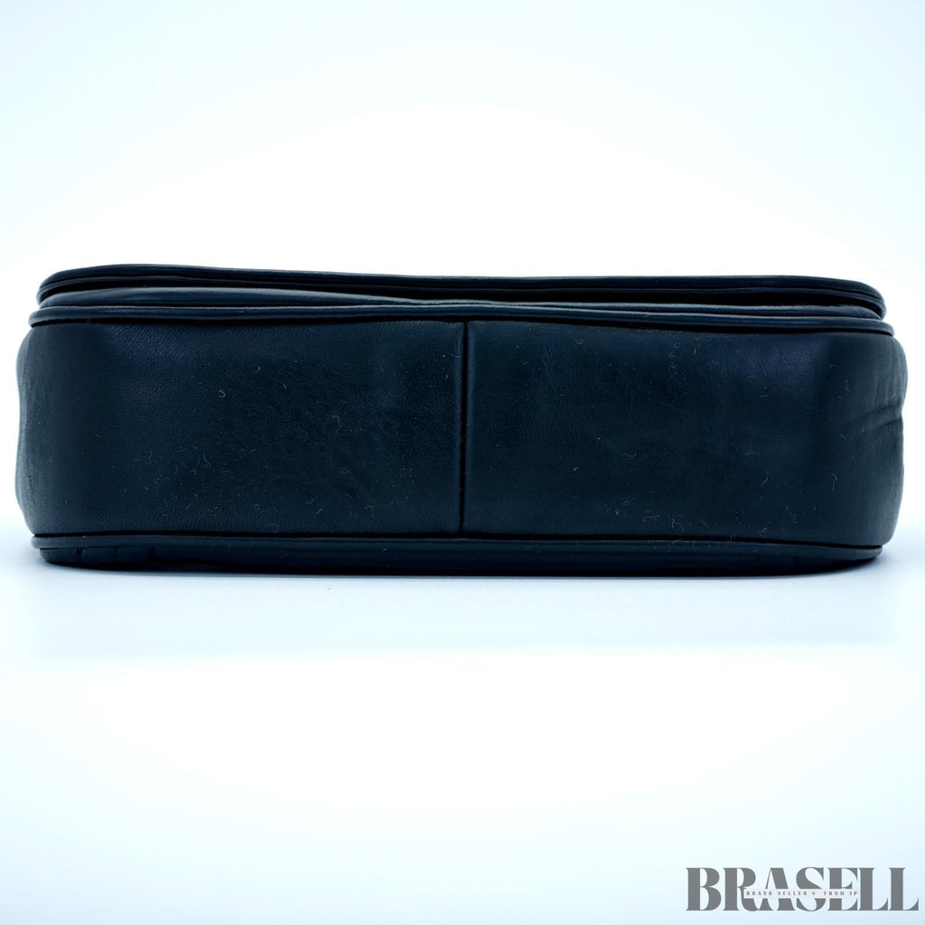 Chanel Chain Shoulder Diana Lambskin Shoulder Bag Flap Compact Black Women