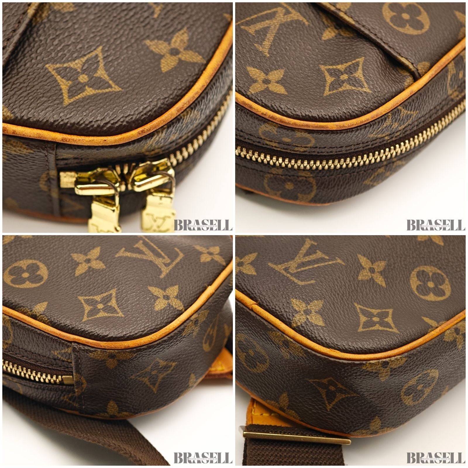 LOUIS VUITTON Pochette Gange M51870 Monogram Waist Body Bag Unisex