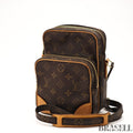 LOUIS VUITTON Amazon Crossbody Shoulder Bag Monogram Leather Brown M45236 Women