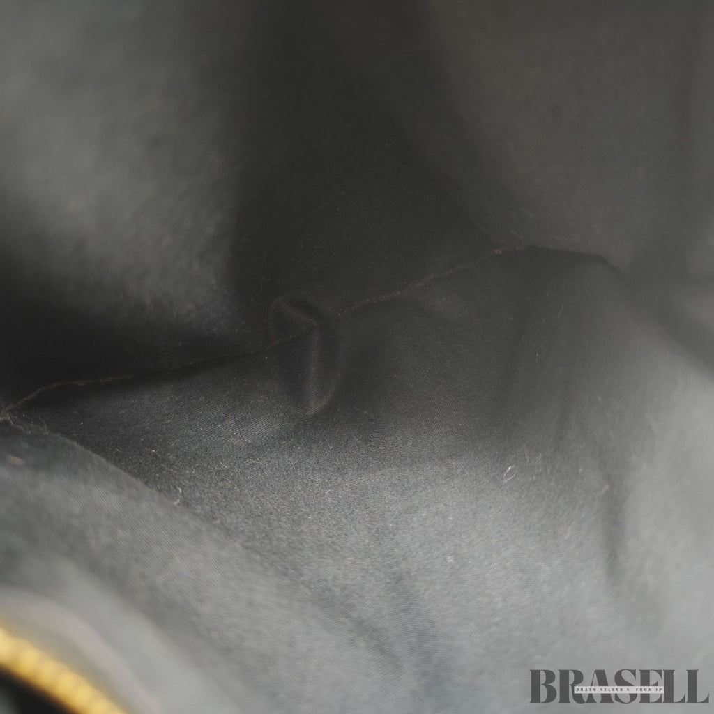 BALENCIAGA The Day Shoulder Bag Leather Hobo Bag Black