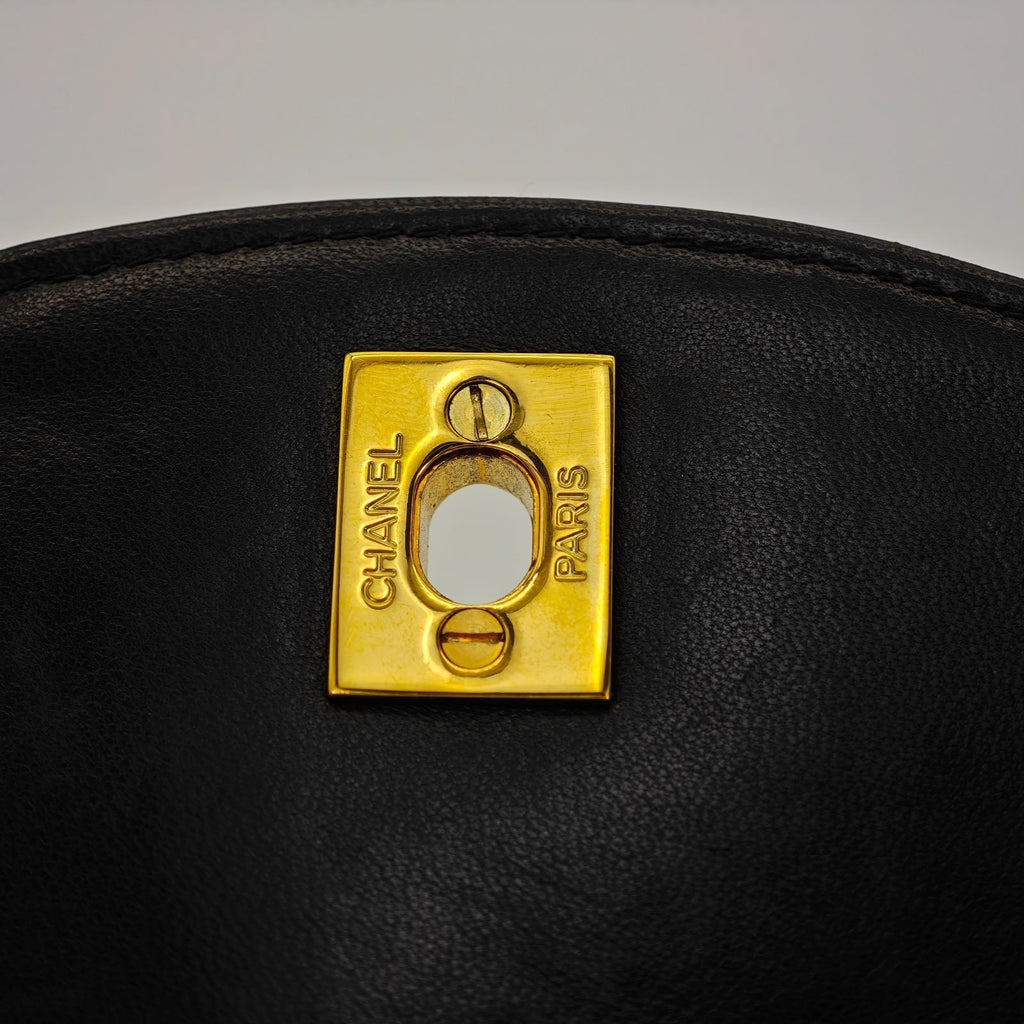 CHANEL Matelasse Bag Backpack Black Women's