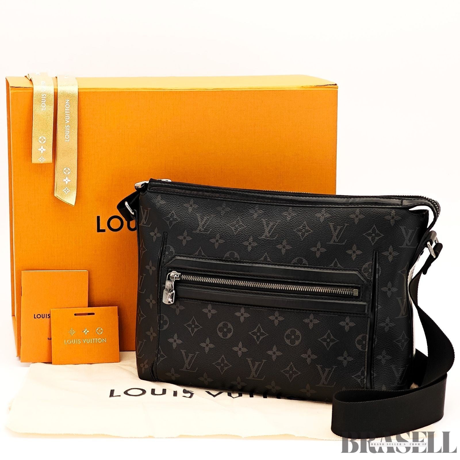 Louis Vuitton Odyssee Messenger PM M44223 Shoulder Bag Monogram Eclipse Black