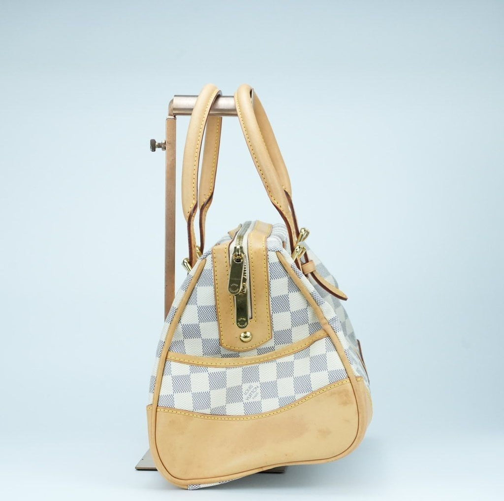 LOUIS VUITTON Berkeley N52001 Boston Bag Travel Large Capacity White