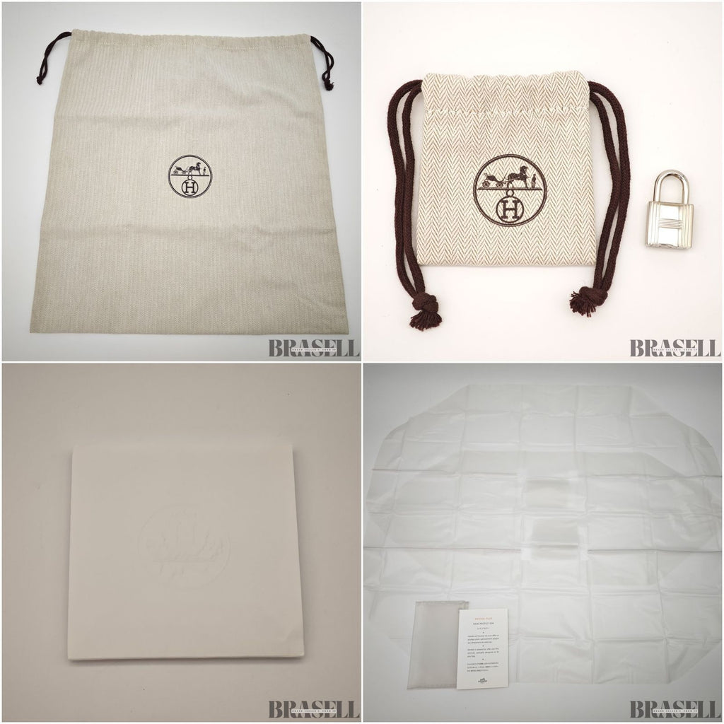 Hermes Birkin 30 Etoupe Togo Leather Tote Handbag Women Authentic Bag w/Box