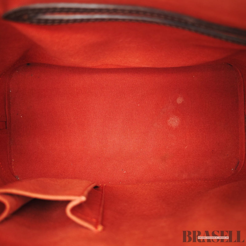 Louis Vuitton Hand Bag N51131 Alma Ebene Damier Canvas Brown FL1014