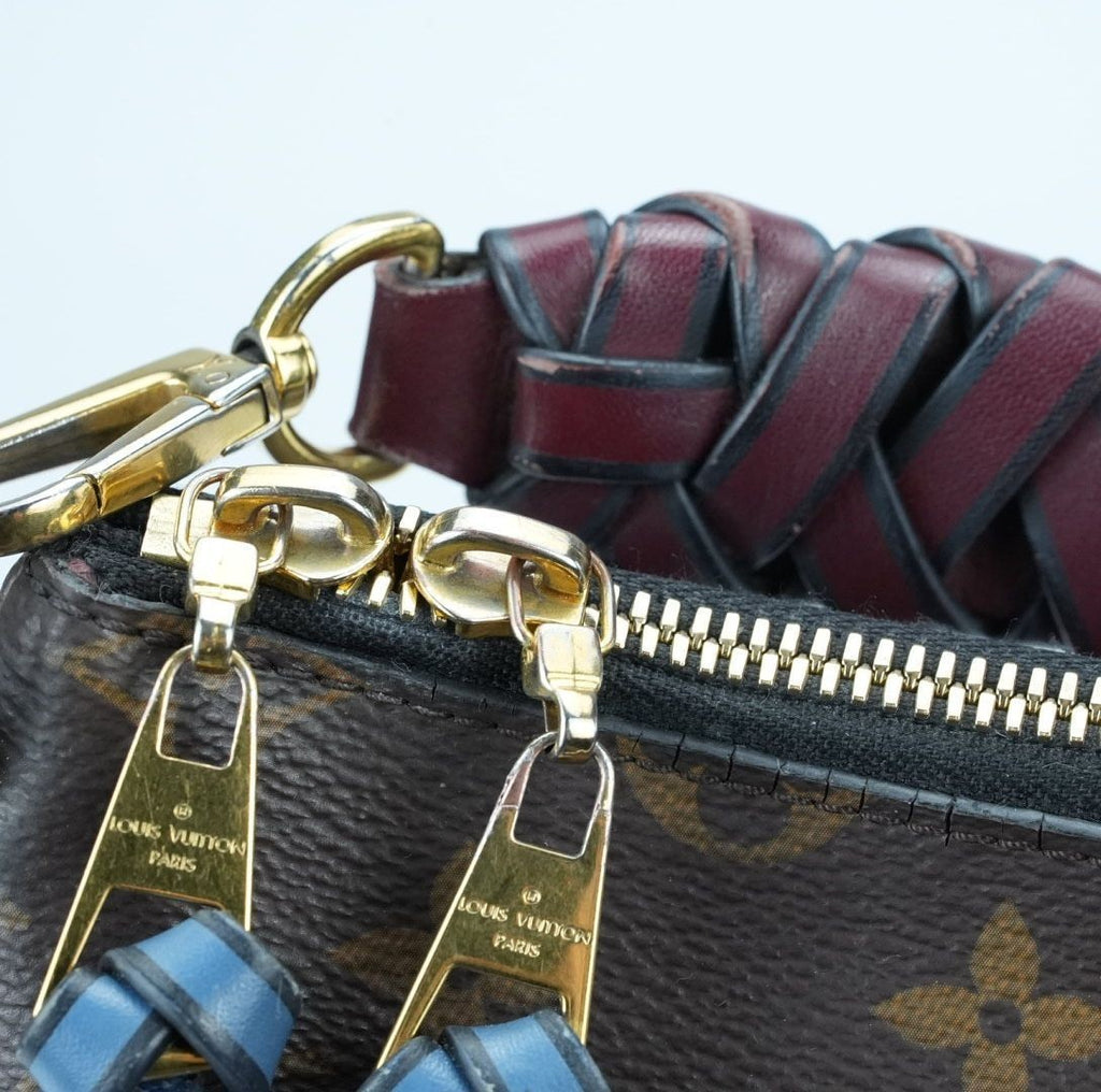 LOUIS VUITTON M55090 Monogram Mini Zipped Hobo 2-Way Shoulder Bag/Handbag