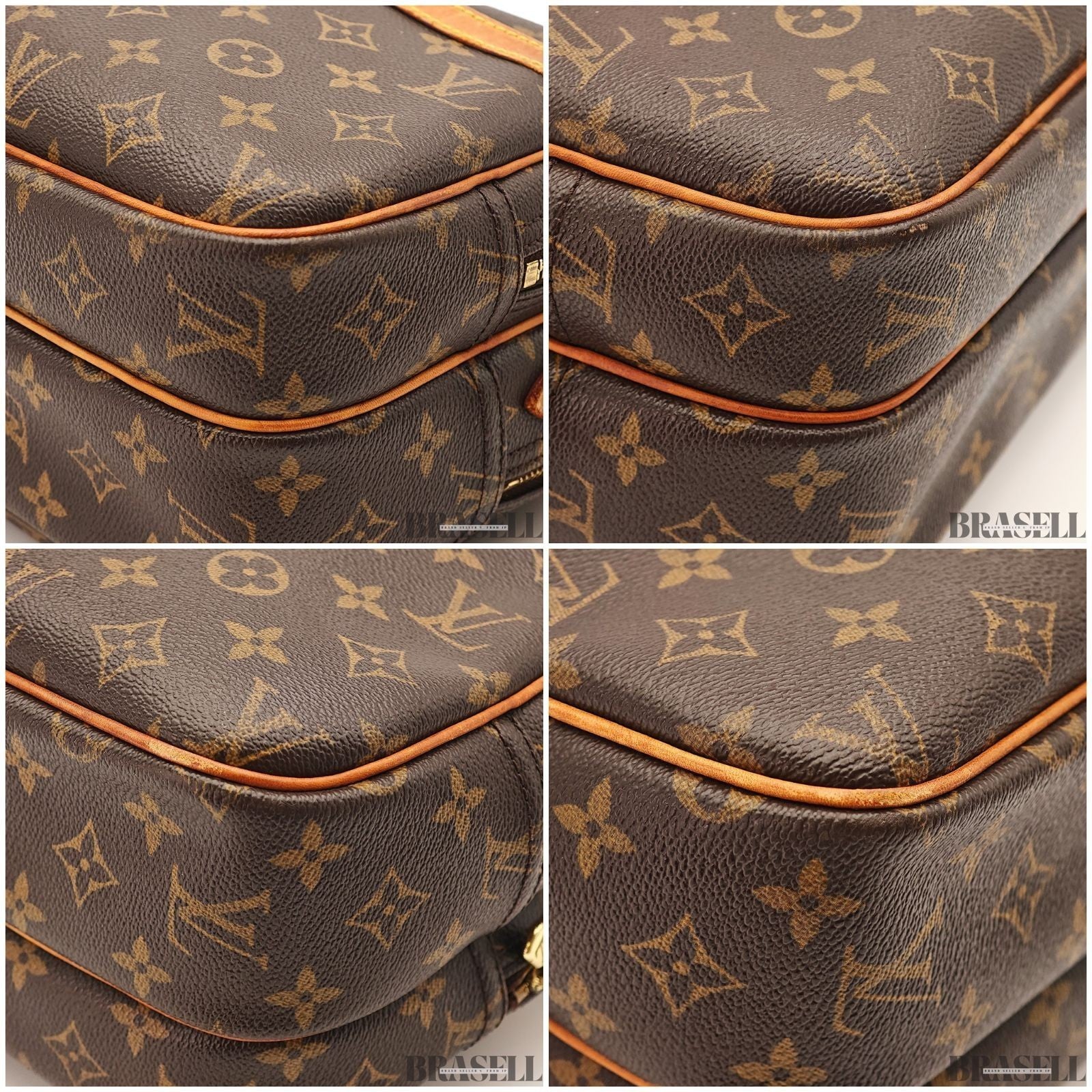 LOUIS VUITTON Reporter PM Crossbody Shoulder Bag Monogram Leather M45254 SP0053