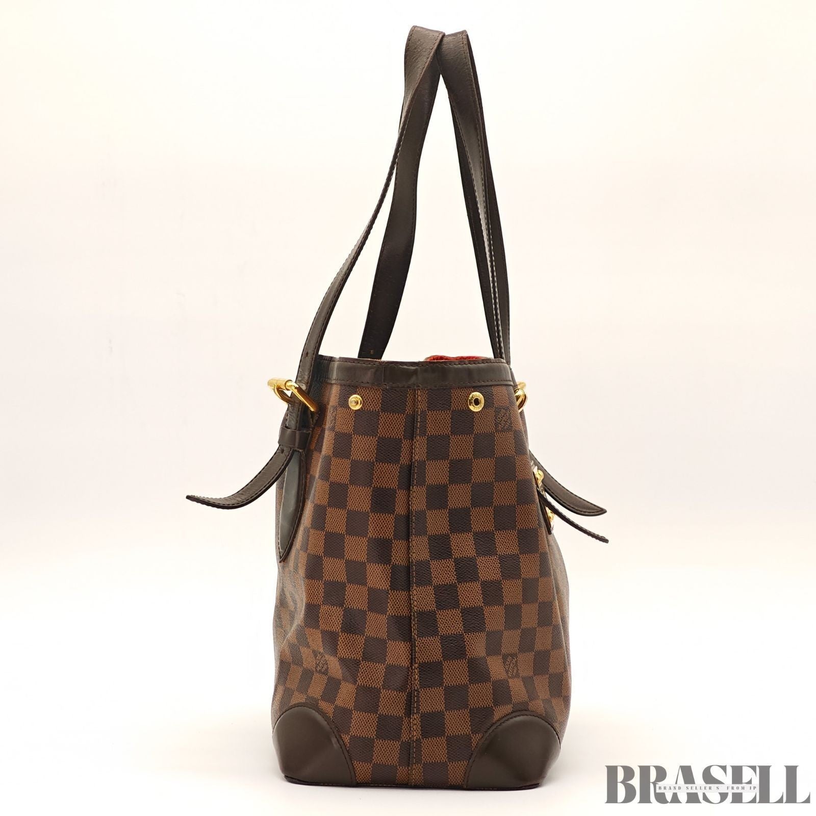 Louis Vuitton Hampstead MM N51204 Handbag Tote Bag Large Capacity Brown