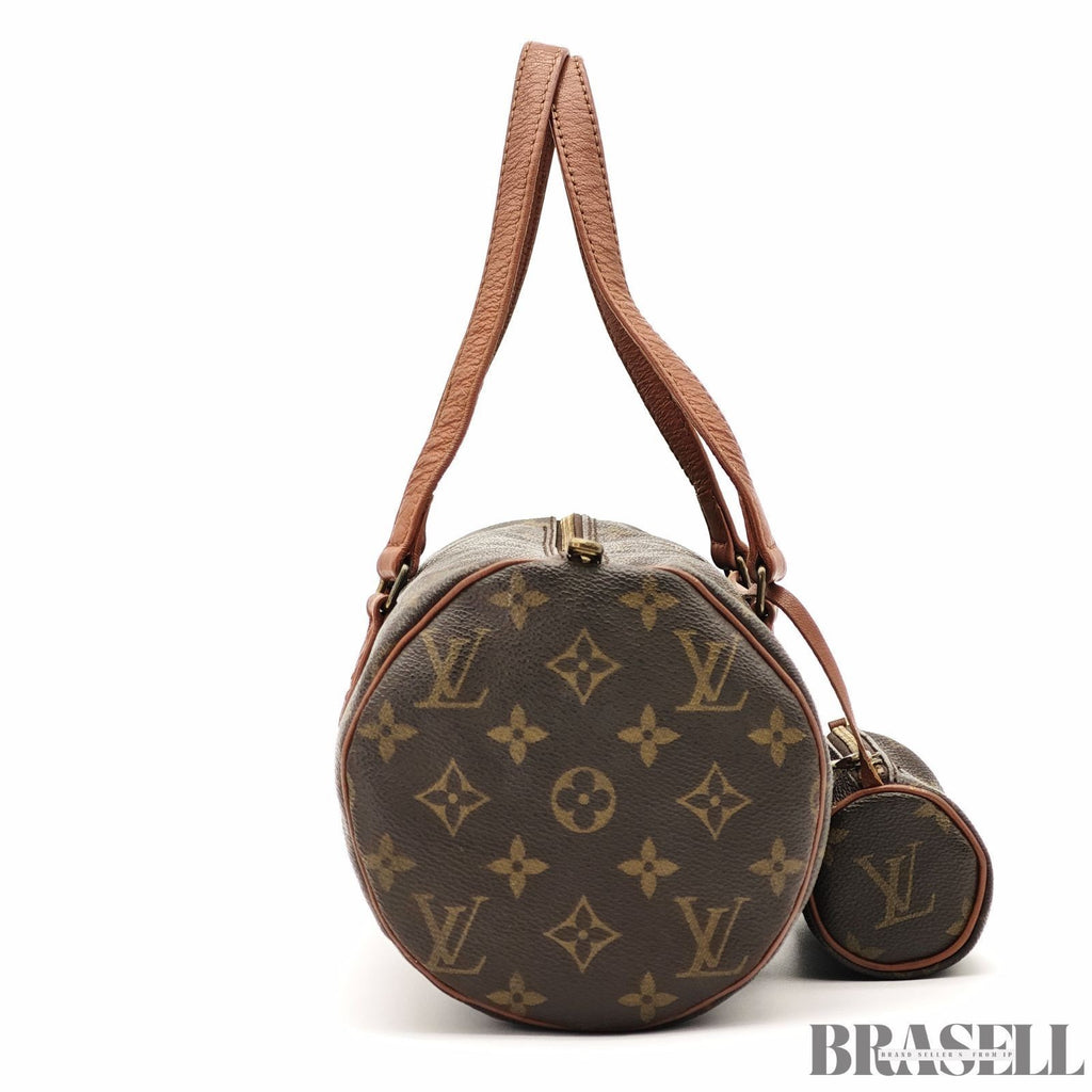LOUIS VUITTON Papillon 30 M51365 Mini Boston Bag Monogram Brown Pouch