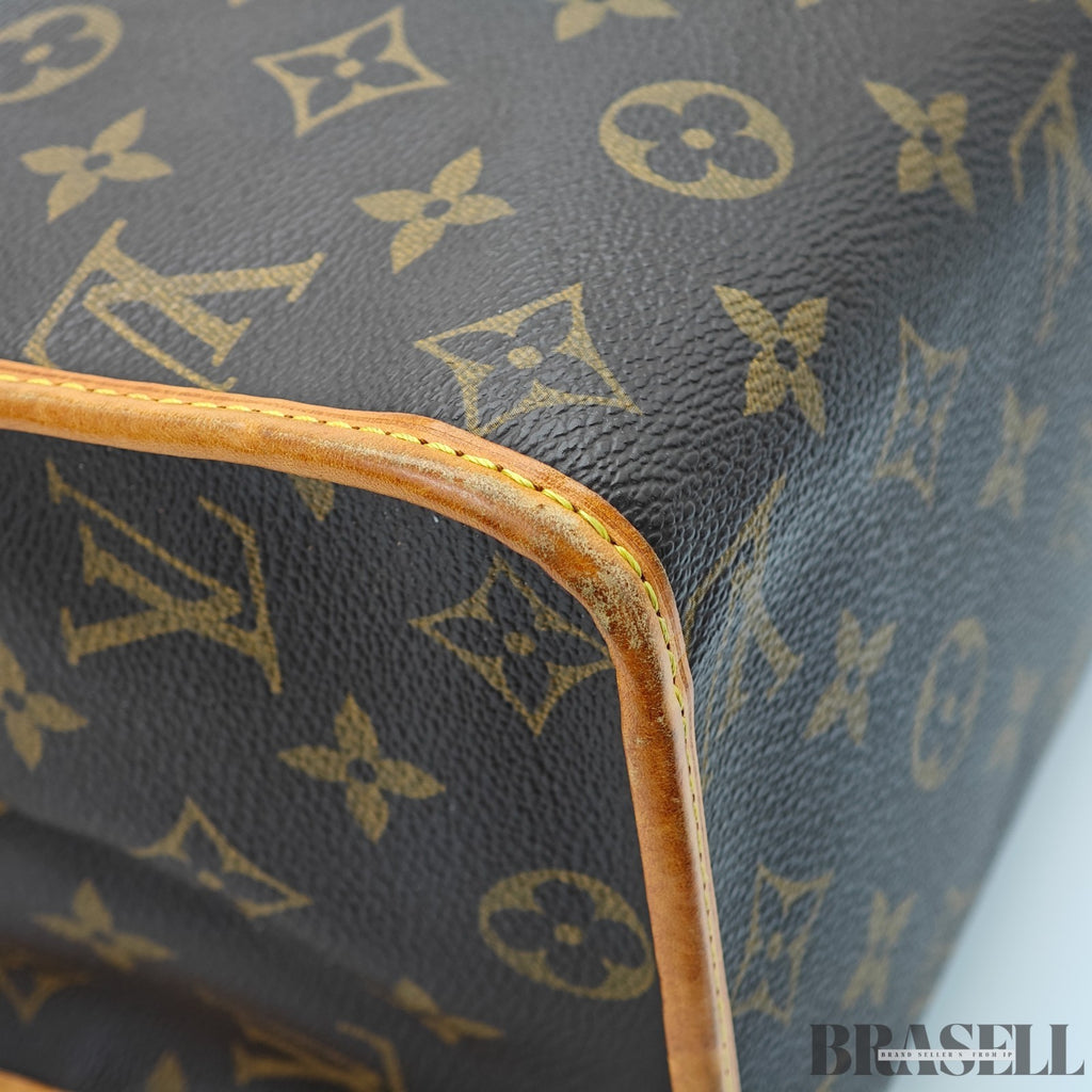 LOUIS VUITTON Popincourt Au Tote Bag Monogram M40007 Canvas Brown