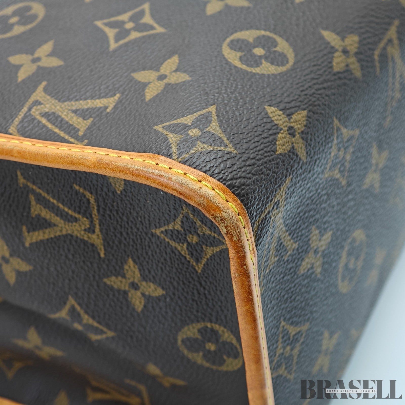 LOUIS VUITTON Popincourt Au Tote Bag Monogram M40007 Canvas Brown