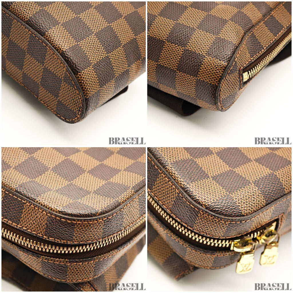 LOUIS VUITTON Geronimos N51994 Damier Ebene Sling Shoulder Waist Bag Unisex