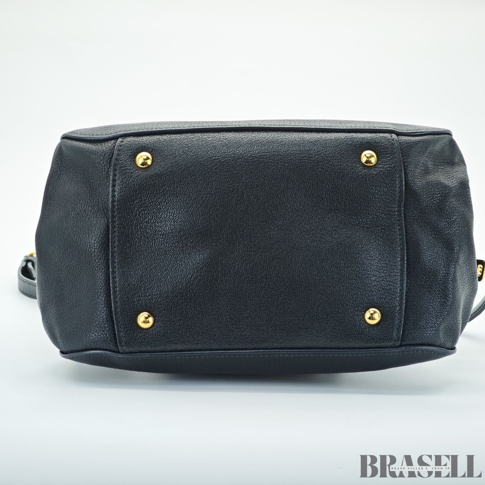Miu Miu Madras 2-Way Bag RL0058 Handbag Shoulder Bag Black Women's