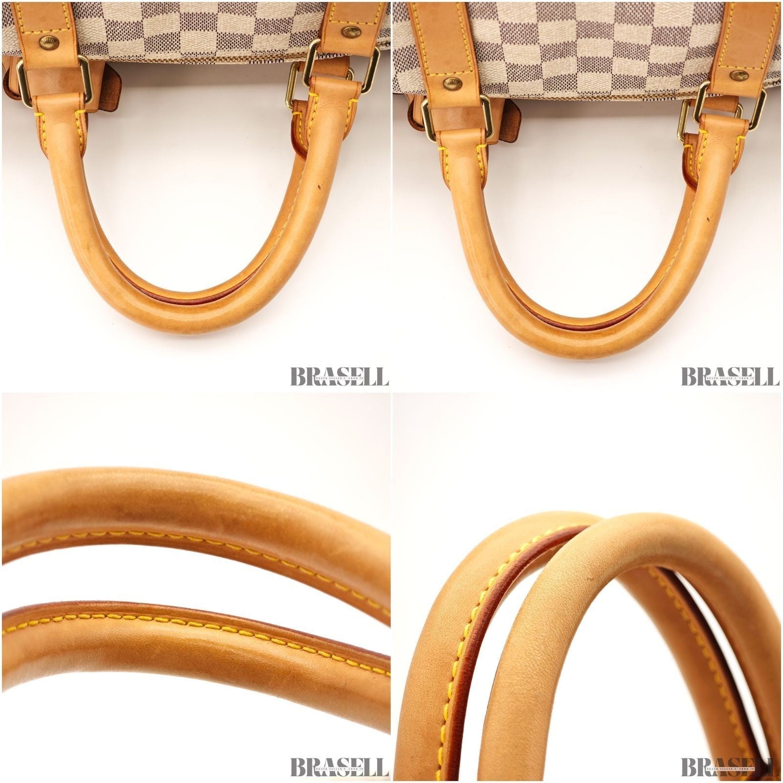 LOUIS VUITTON Keepall Bandouliere 55  Damier Azur N41429 Boston Bag