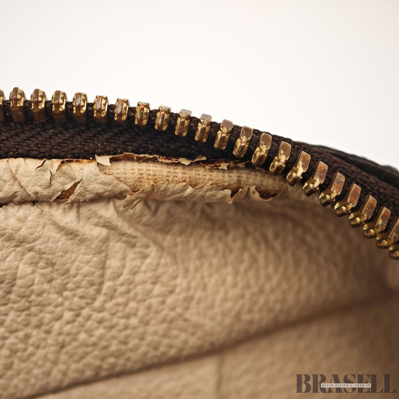Louis Vuitton Spontini M47500 Monogram Handbag Shoulder Bag 2Way Brown