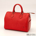 Louis Vuitton Epi Speedy 25 M43017 Mini Boston Bag Handbag Castilian Red