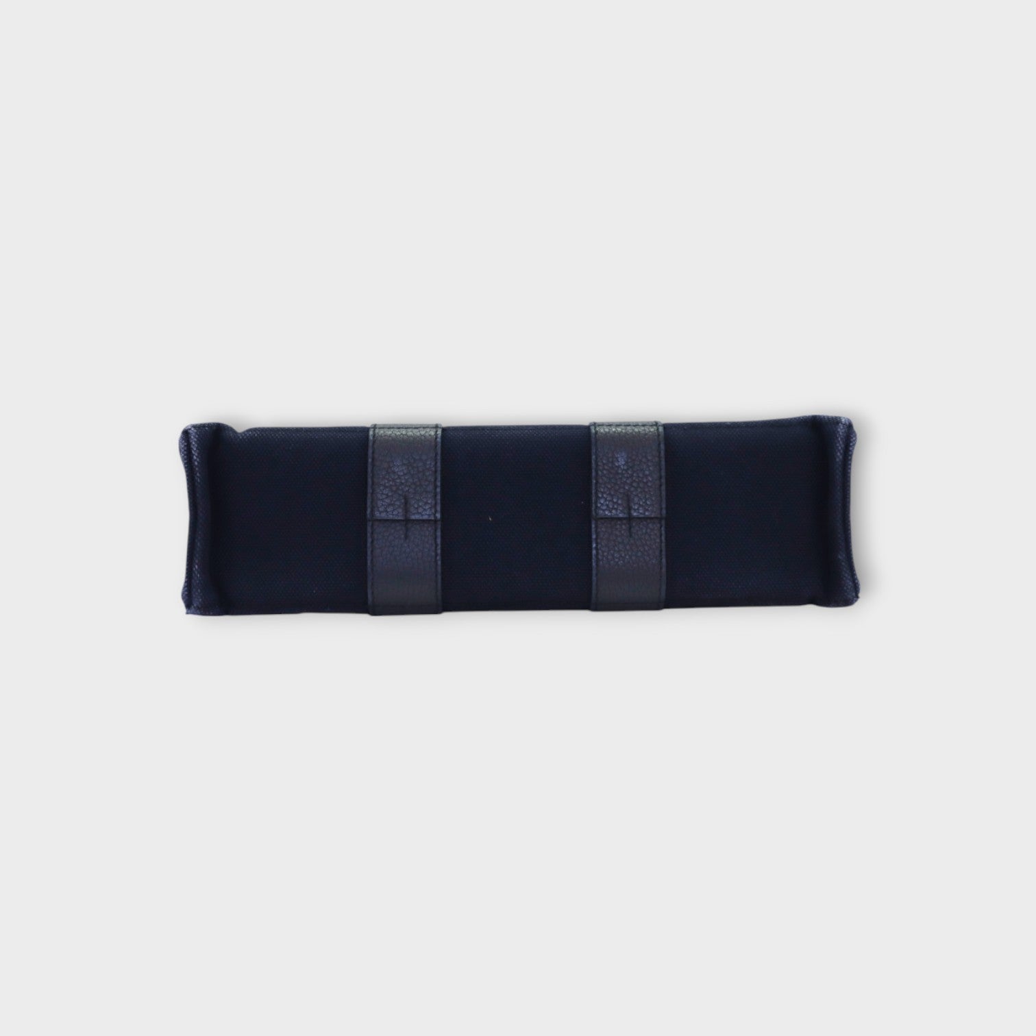 Hermès Handbag Sac Arné PM Canvas Leather Navy【A】