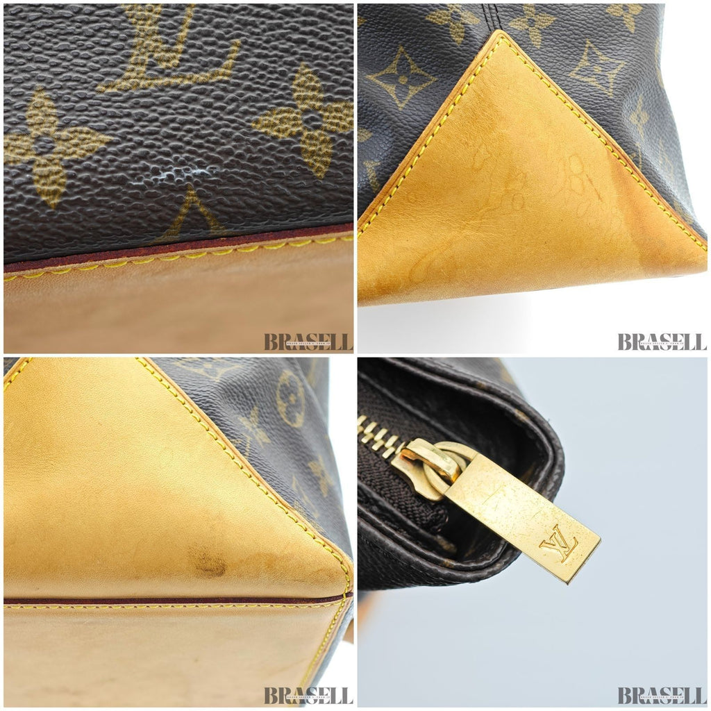 LOUIS VUITTON Cabas Maison M51151 Monogram Large Tote Bag Brown Leather Women’s