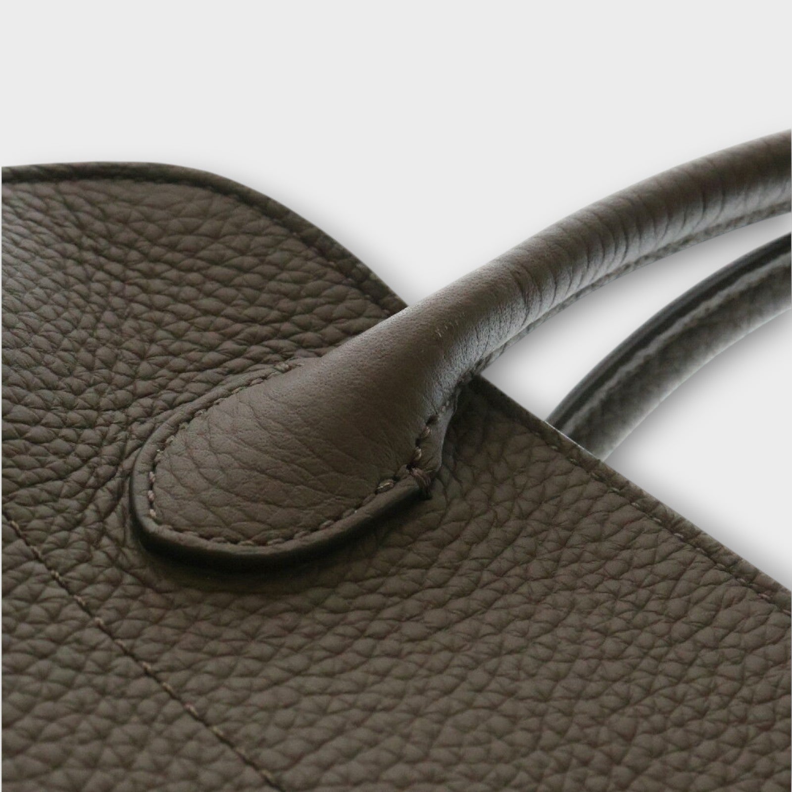 THE ROW Margaux 10 Gray with Silver Hardware 2-Way Handbag