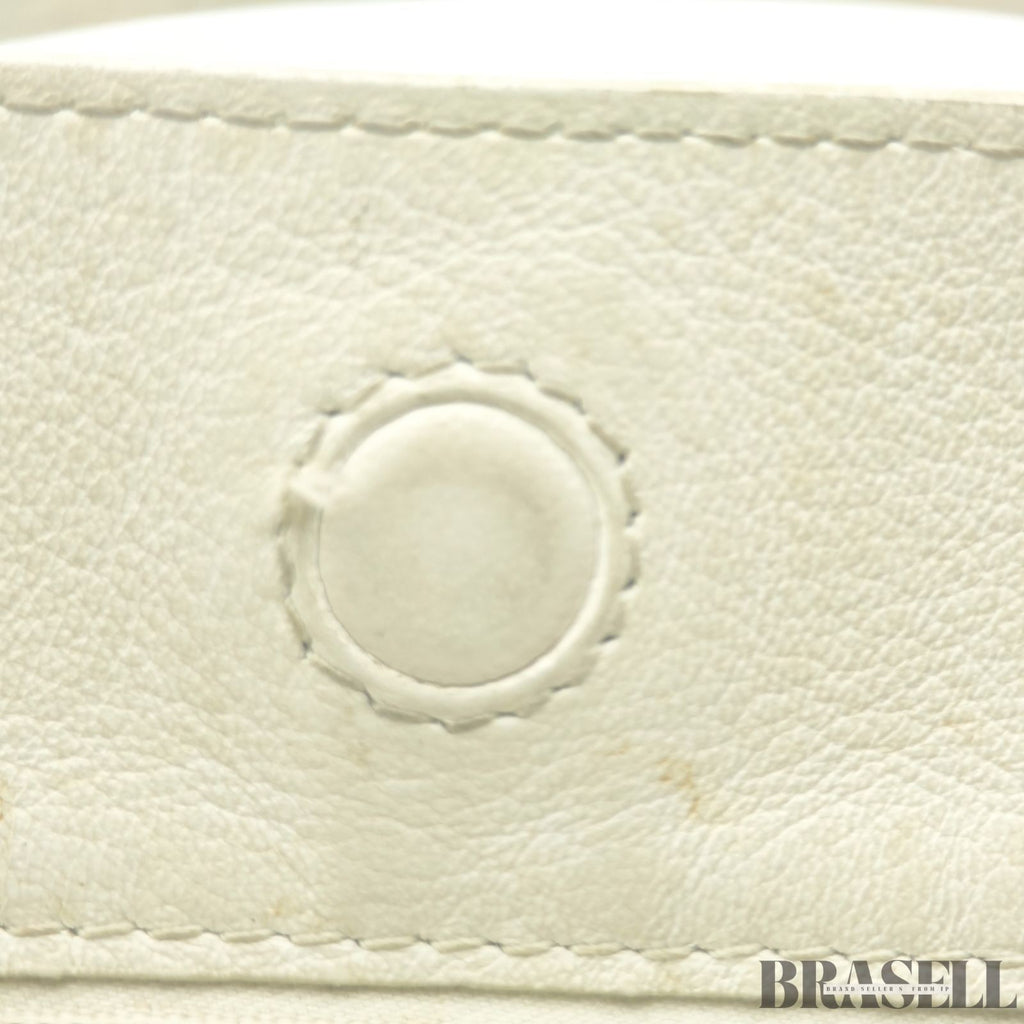 BALENCIAGA 2-Way Handbag Shoulder Bag Paper A4 370926 Ivory Women's