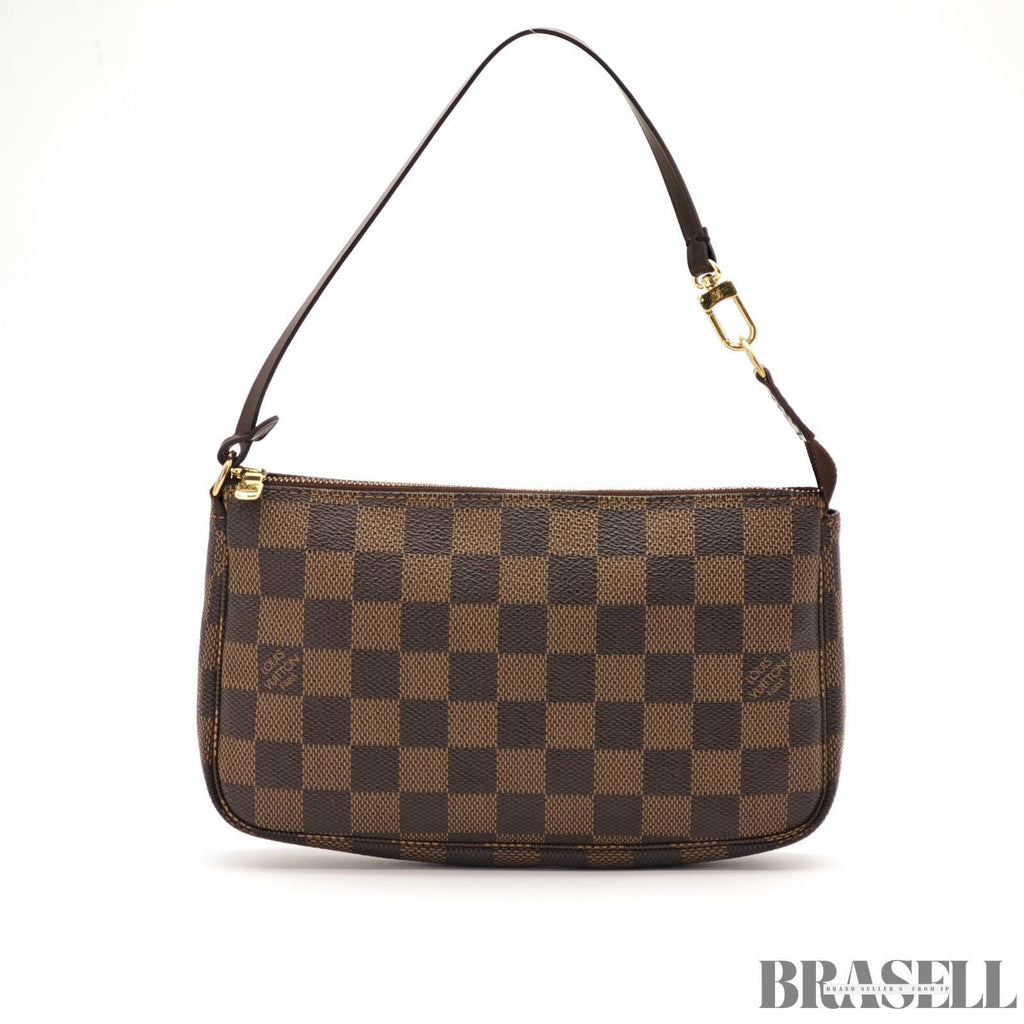 Louis Vuitton N58009 Pochette Accessoires Damier Canvas Brown Mini Handbag Bag