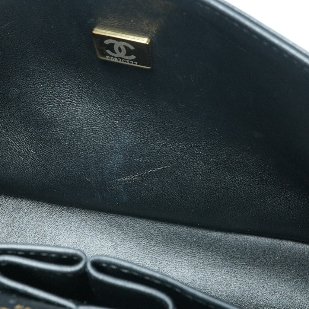 CHANEL matelasse W Flap Classic Chain Shoulder Bag A01112 Lambskin by Color【S】