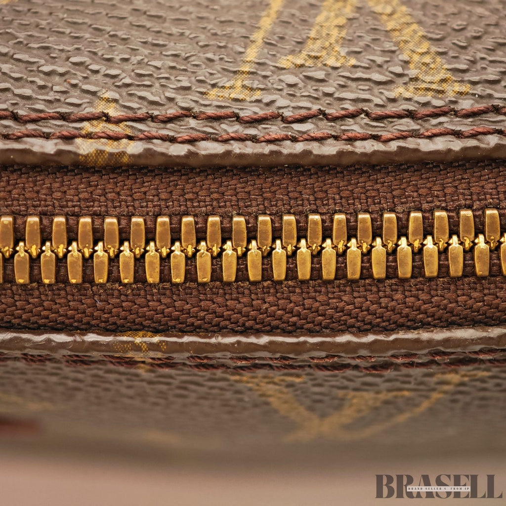LOUIS VUITTON Alma PM Handbag M51130 Monogram Leather Brown FL1010
