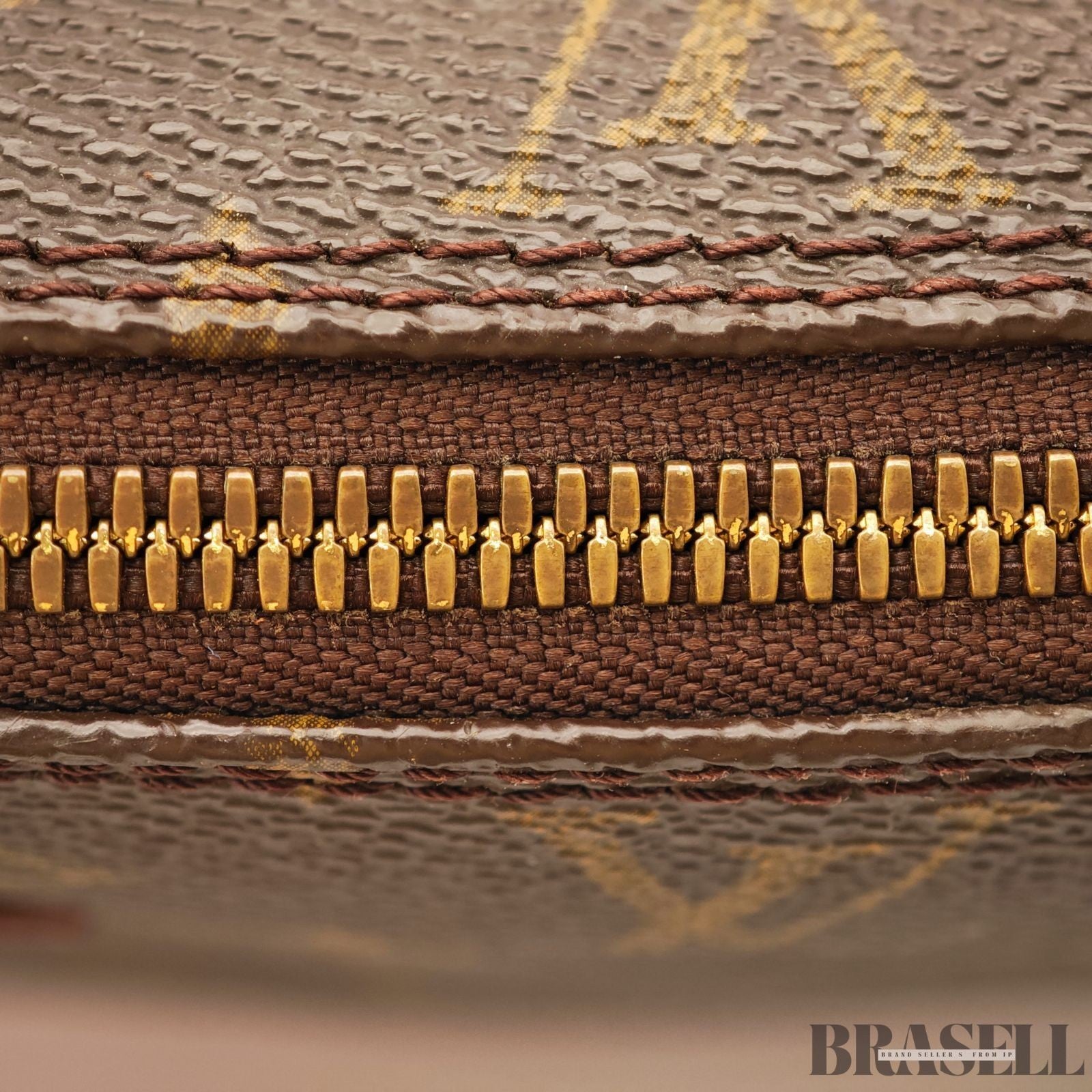LOUIS VUITTON Alma PM Handbag M51130 Monogram Leather Brown FL1010