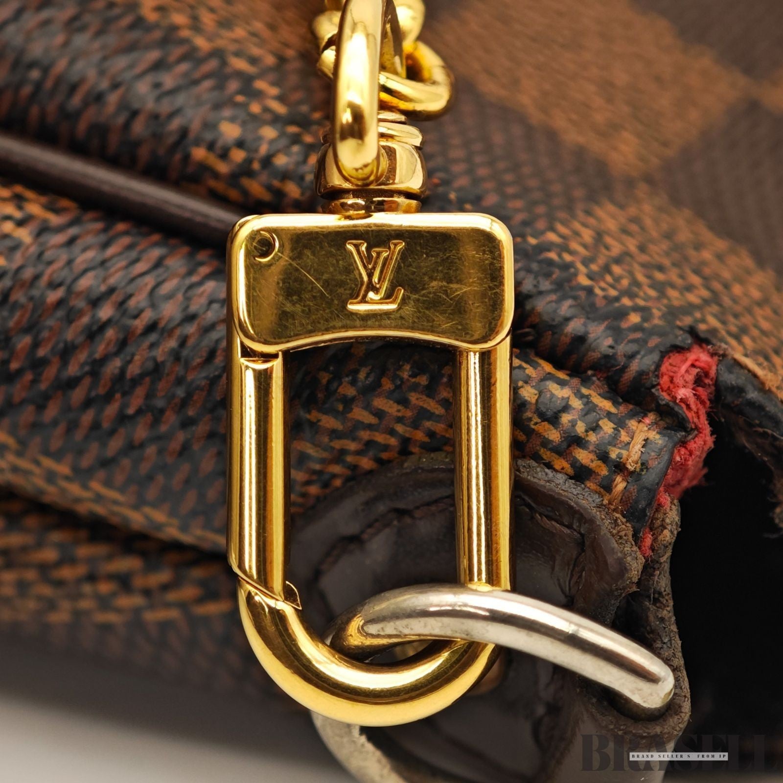 Louis Vuitton Damier Eva Hand Bag Damier Ebene N55213 Brown Compact