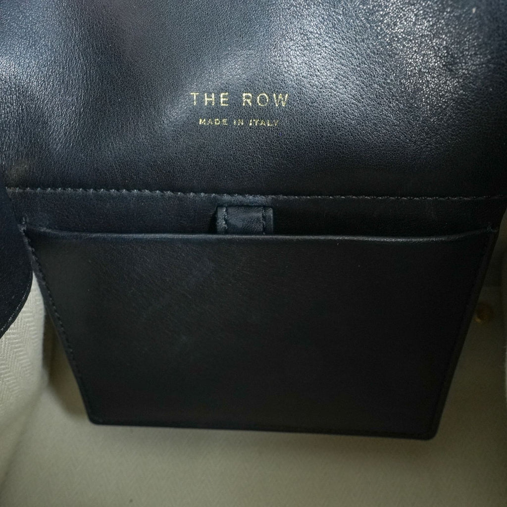 THE ROW Margaux 10 Saddle Leather 2-Way Handbag Shoulder Bag