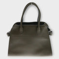 THE ROW Margaux 10 Gray with Silver Hardware 2-Way Handbag