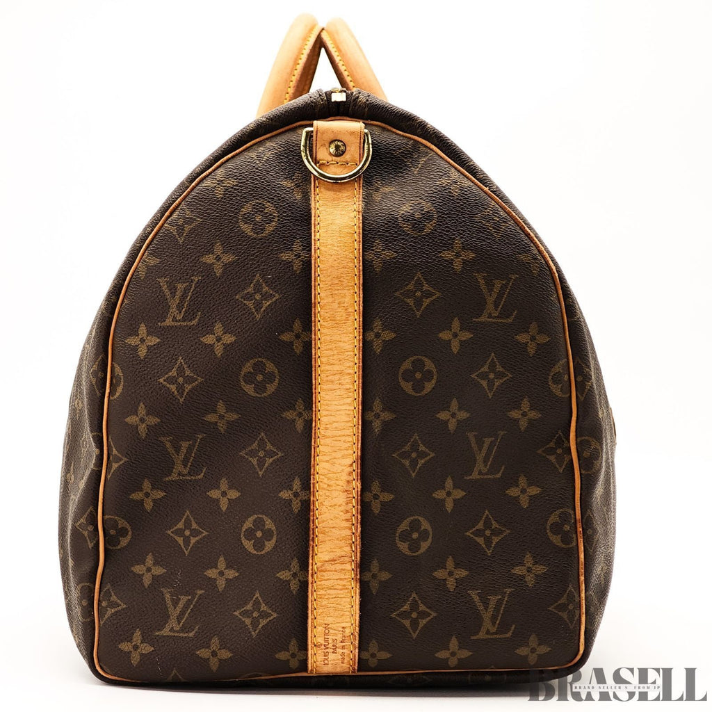 Louis Vuitton Keepall Bandoulière 55 M41414 Boston Bag Large Travel Brown Unisex
