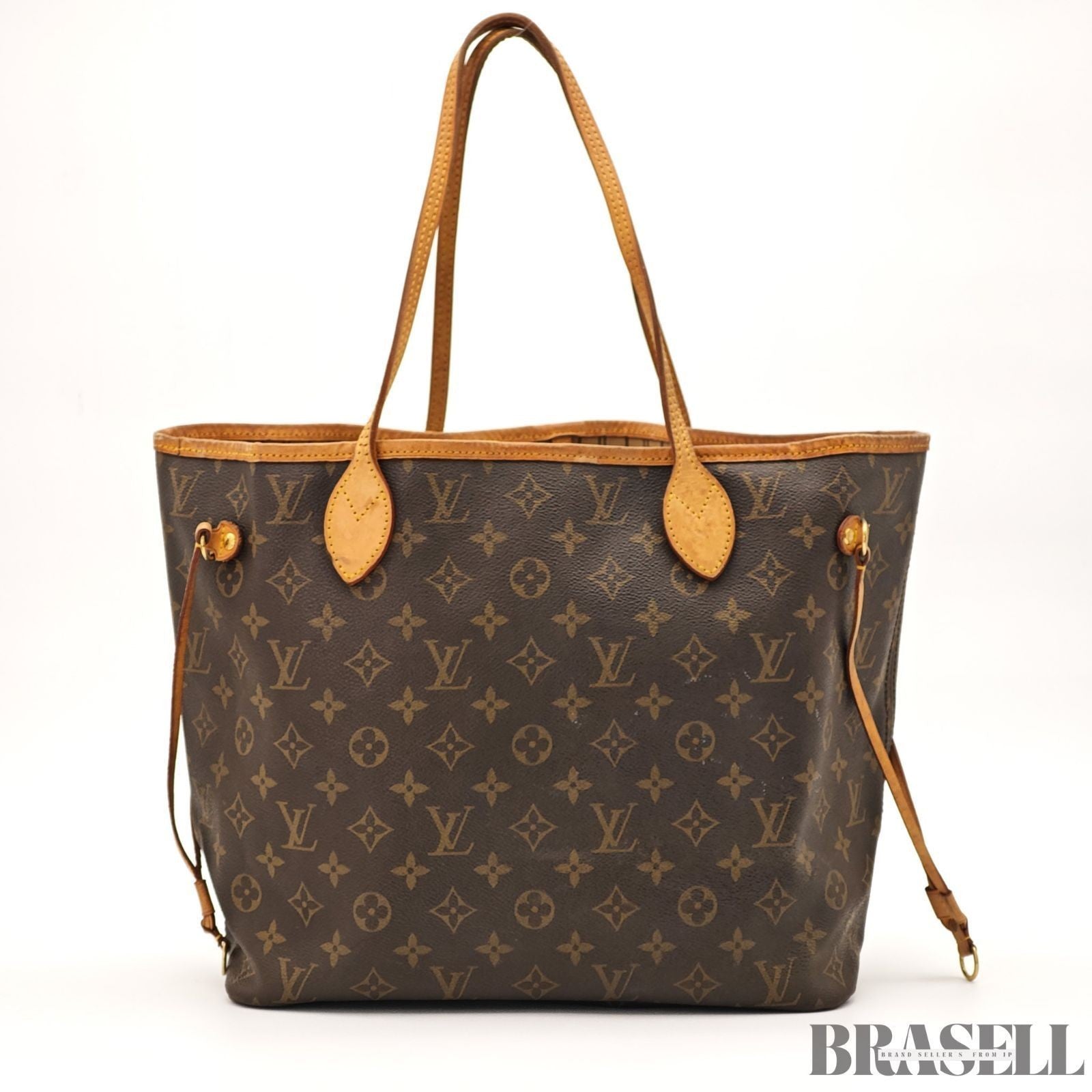 LOUIS VUITTON Neverfull MM Monogram Canvas Tote Bag M40156 France Made VI0078