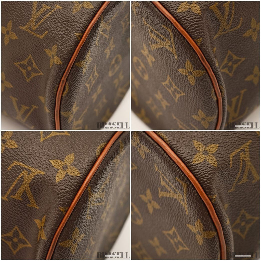 LOUIS VUITTON Monogram Papillon 30 M51385 HandBag Mini Boston Bag Brown France