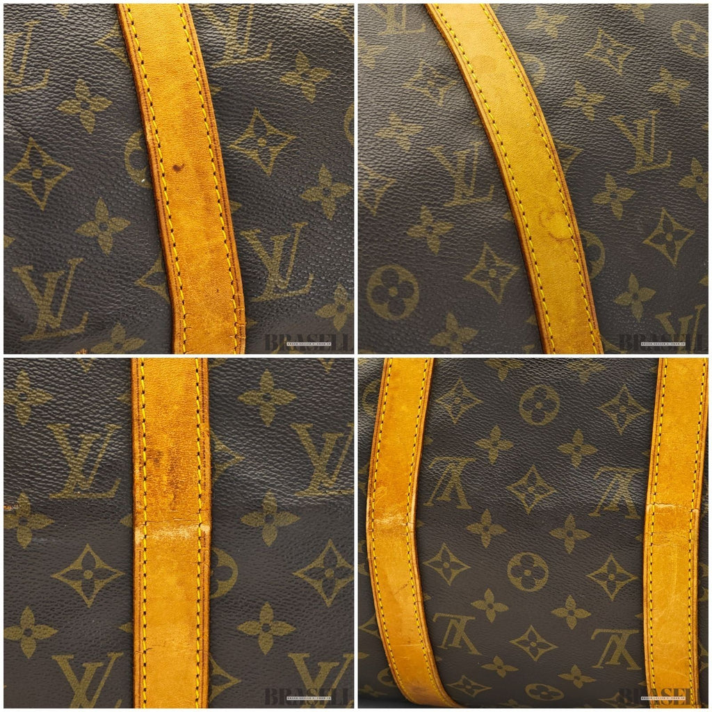 Louis Vuitton Keepall 50 M41426 Handbag Boston Bag Large Capacity Travel Brown