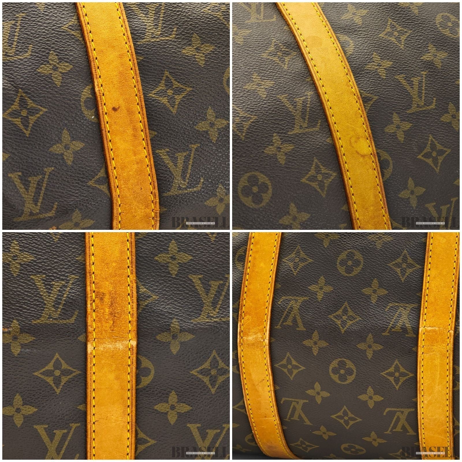 Louis Vuitton Keepall 50 M41426 Handbag Boston Bag Large Capacity Travel Brown