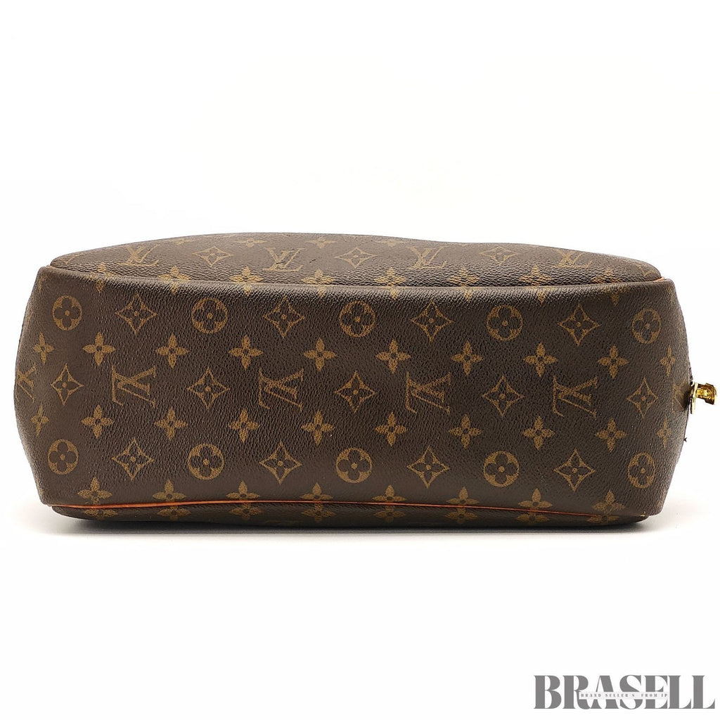 Louis Vuitton Monogram Deauville Handbag M47270 Bag Large Capacity Brown Unisex