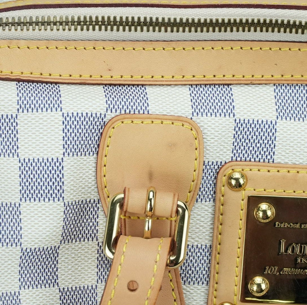 LOUIS VUITTON Berkeley N52001 Boston Bag Travel Large Capacity White