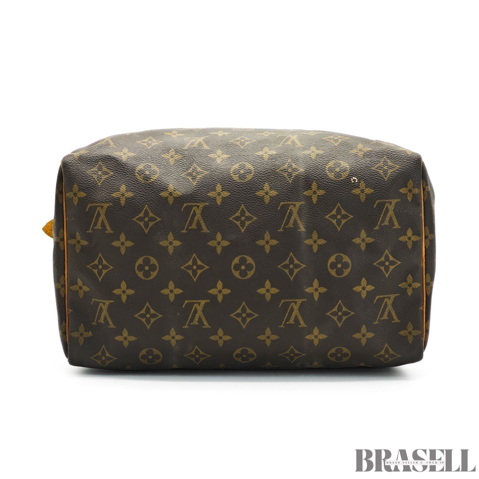 Louis Vuitton Speedy 30 M41526 Monogram Handbag Tote Bag Brown Woman