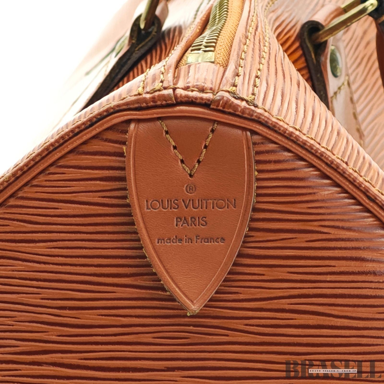 Louis Vuitton Epi Speedy 30 Brown M43003 Leather Brown Handbag Woman