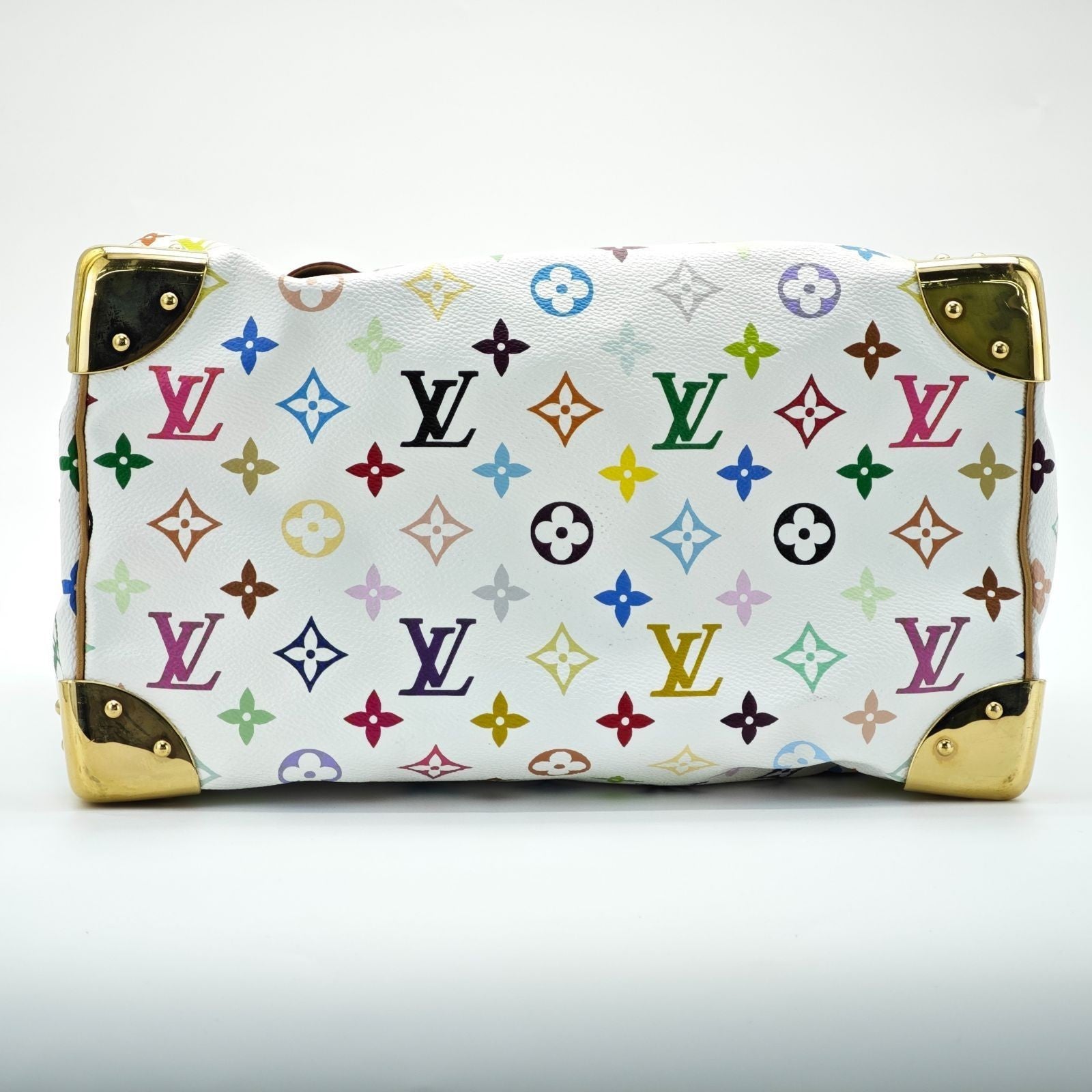 LOUIS VUITTON Monogram Multicolor Speedy 30 Handbag Mini Boston Bag M92643