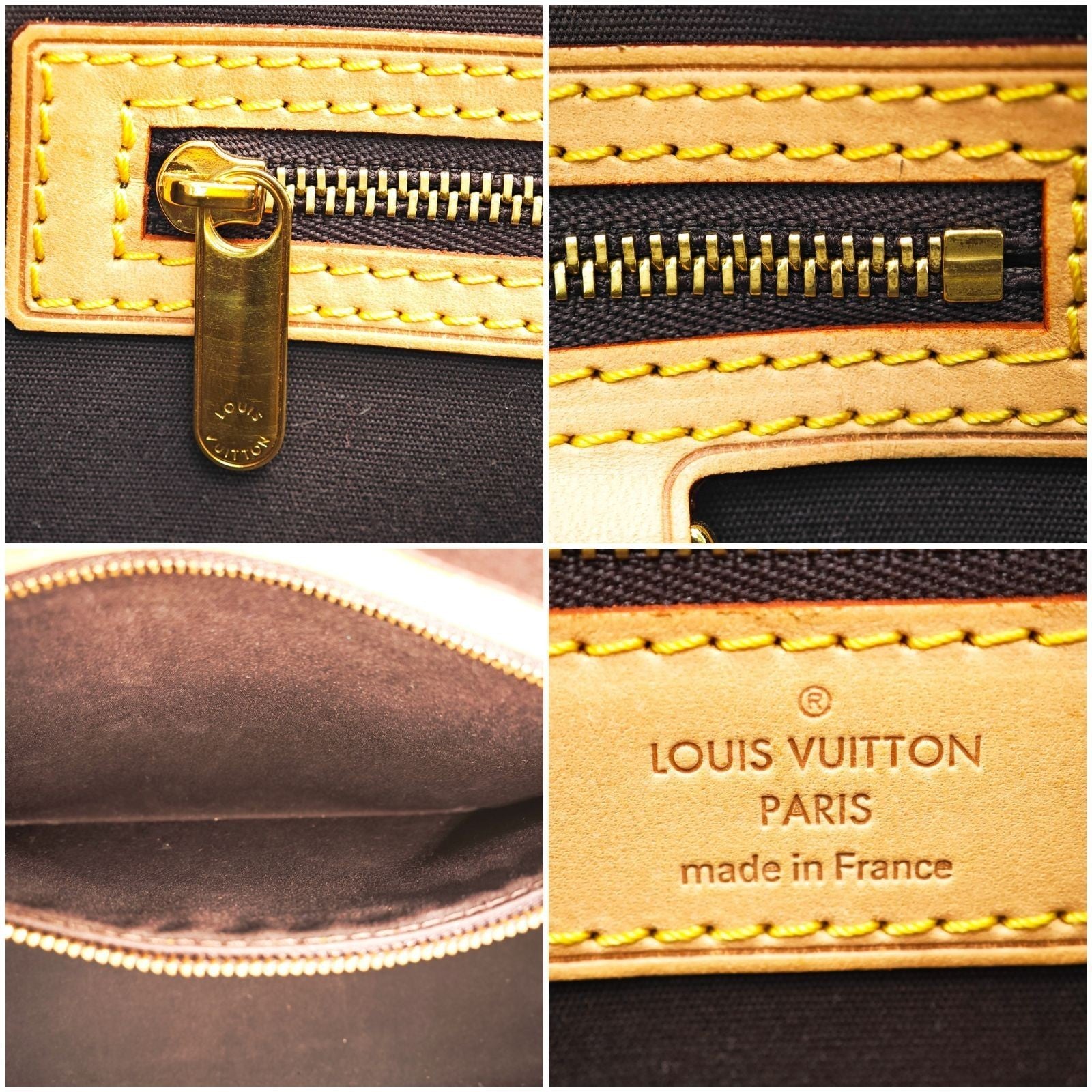 LOUIS VUITTON Blair MM M91690 Monogram Vernis Purple 2-Way Shoulder Handbag