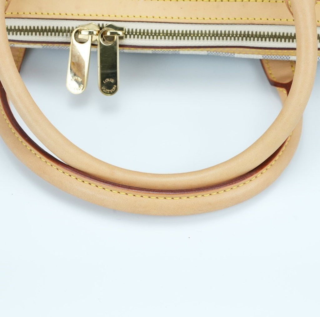 LOUIS VUITTON Berkeley N52001 Boston Bag Travel Large Capacity White
