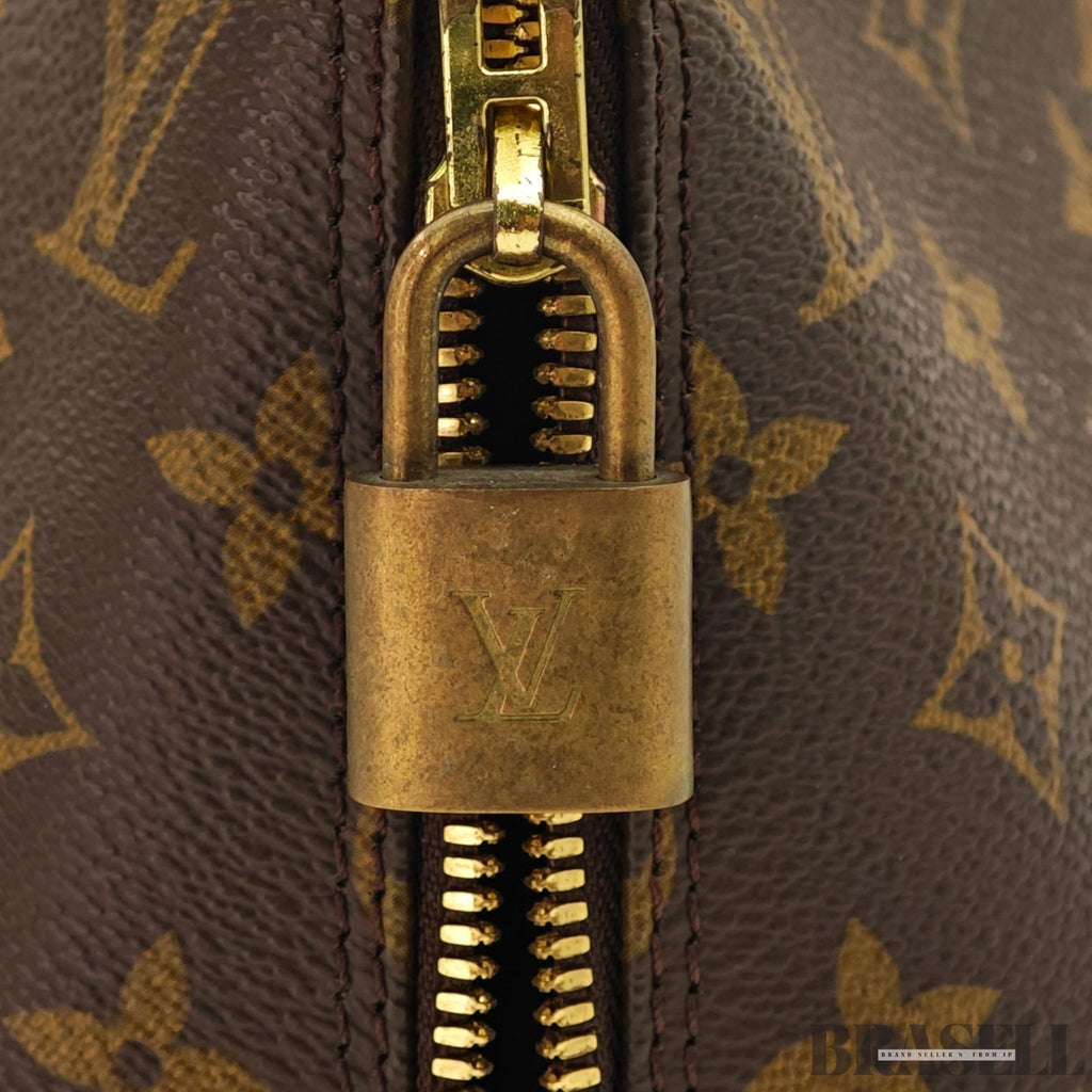 Louis Vuitton Alma PM Monogram M51130 Bag Handbag Brown Unisex With Padlock