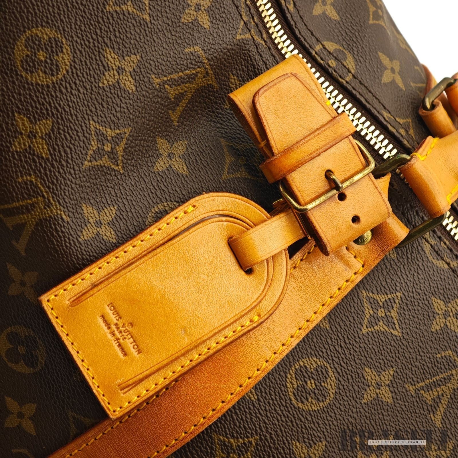 Louis Vuitton Monogram Keepall 55 M41424 Boston Bag Large Capacity Travel Brown